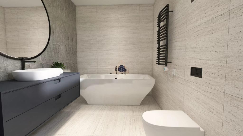CRISSEL WHITE plytelės - BRAZILIA GREY plytelės
